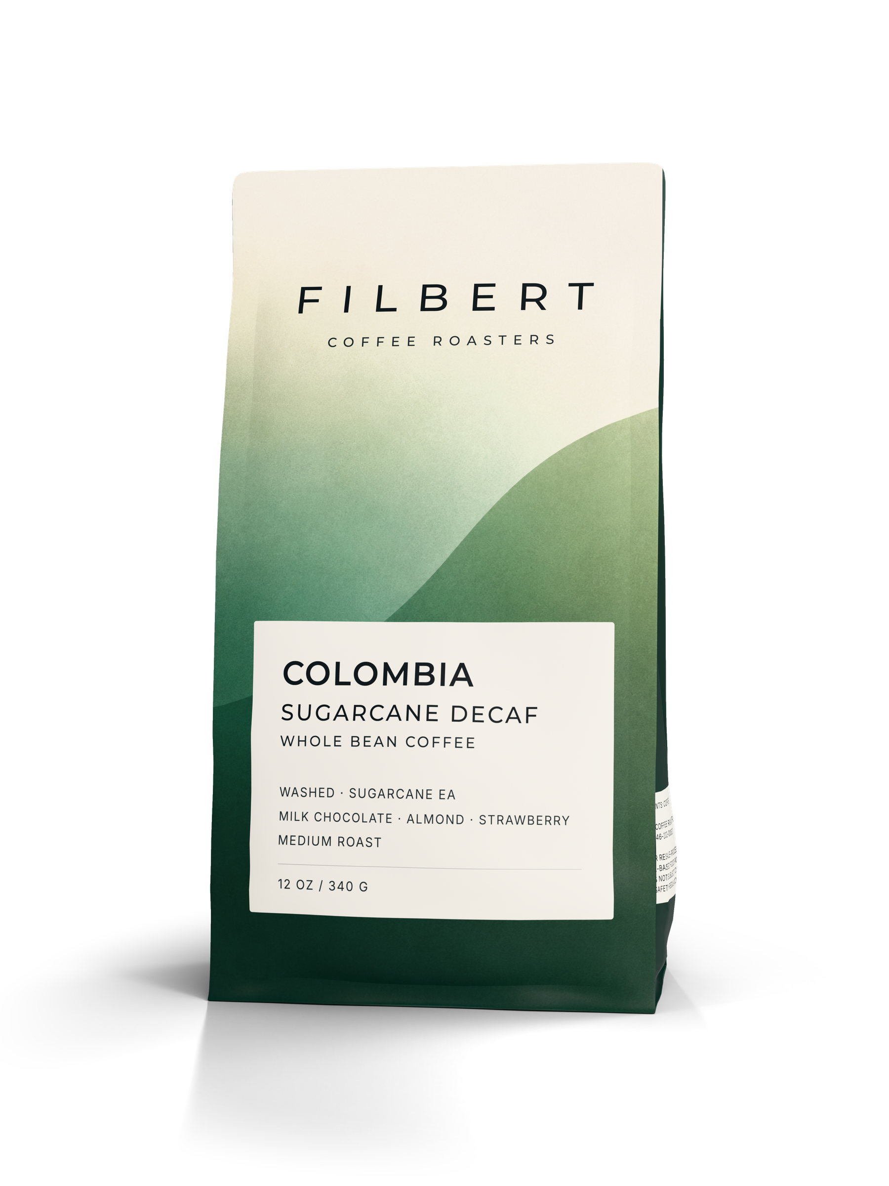 Colombia Sugarcane Decaf, Smallholders · Valle del Cauca coffee bag